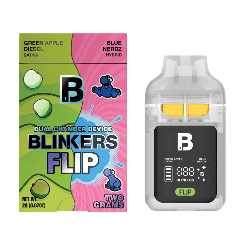 BLINKER FLIP Green Apple Diesel - Sativa Blue Nerdz - Hybrid