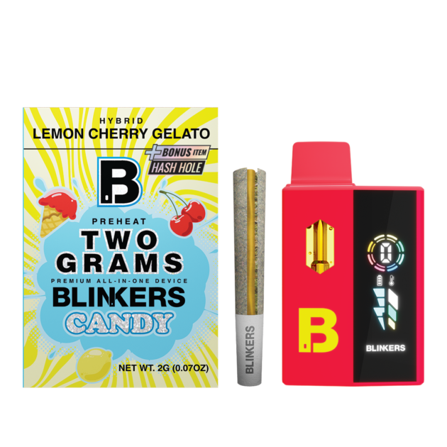 BLINKERS 2G LED AIO Candy + HH LEMON CHERRY GELATO - HYBRID